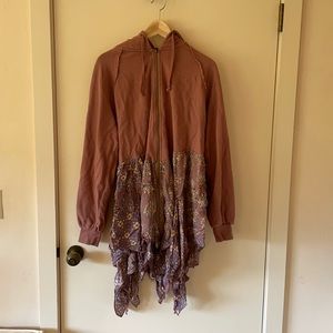 Brand new free people hoodie / dress